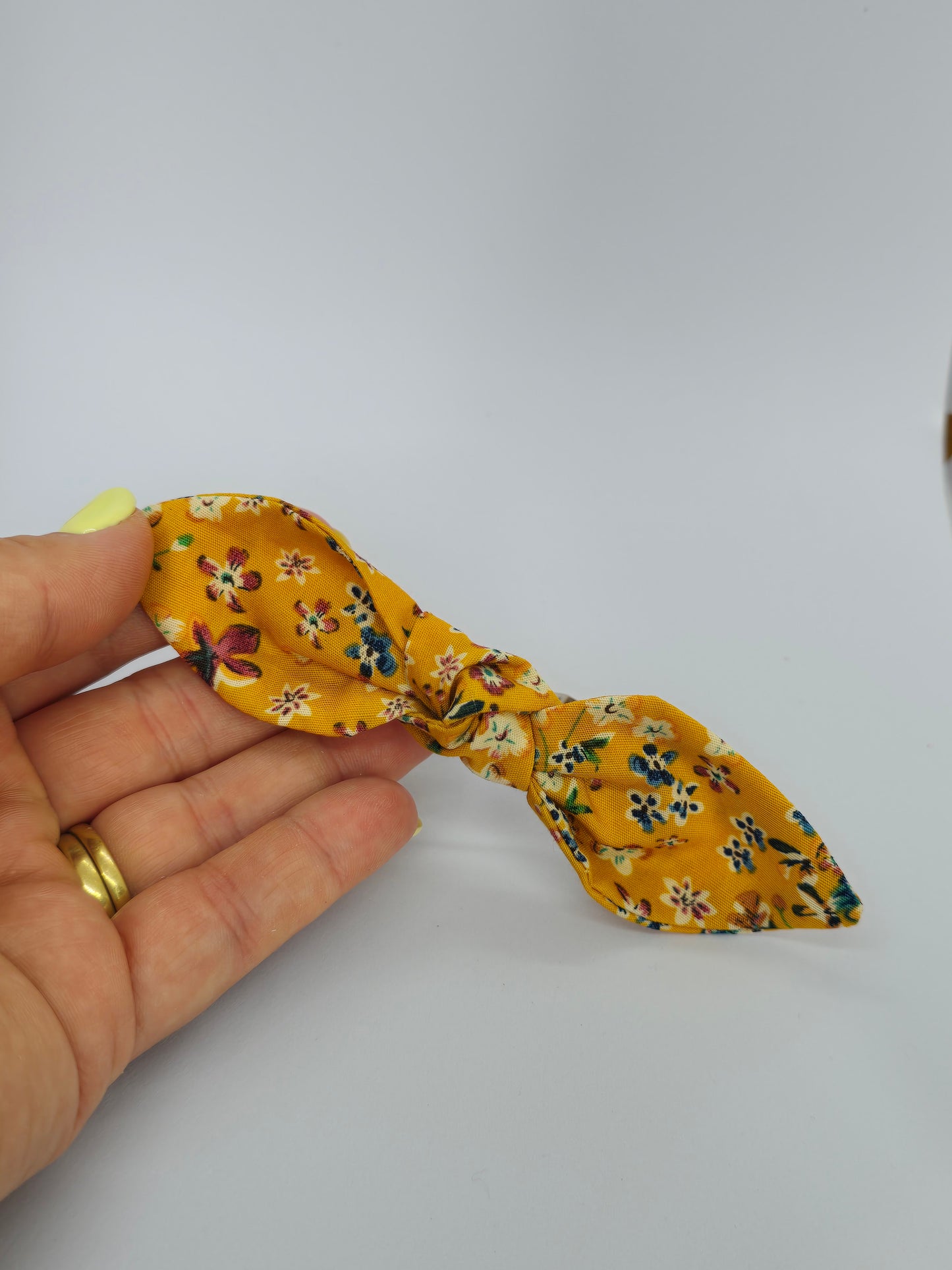 SALE Fabric Bow Hair Clips