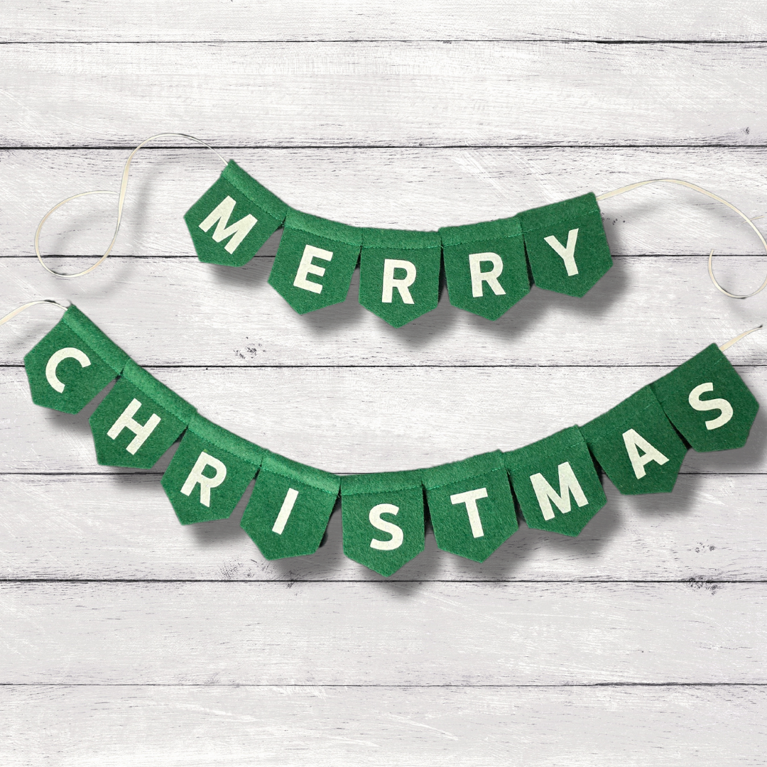 Merry Christmas bunting