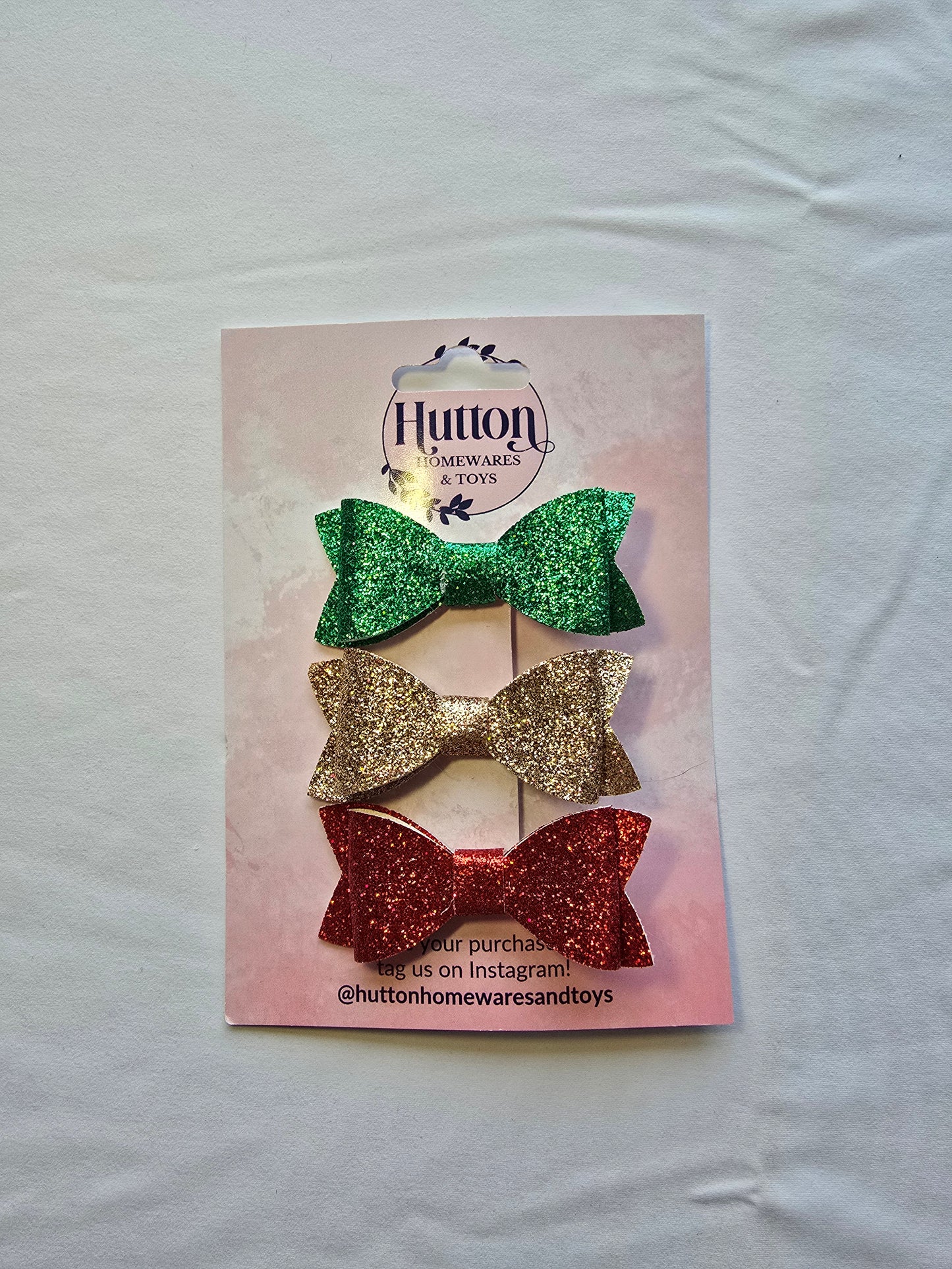 Christmas Small Posie Hair Clips