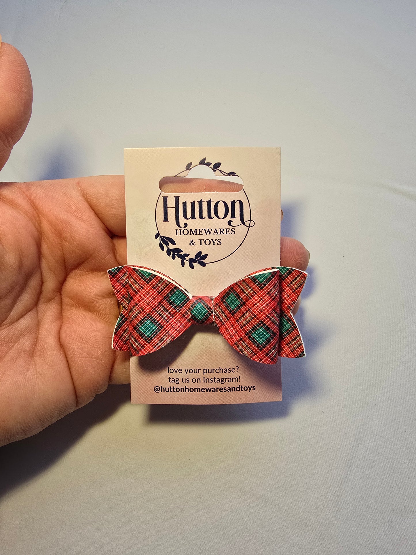 Christmas Large Posie Hair Clips