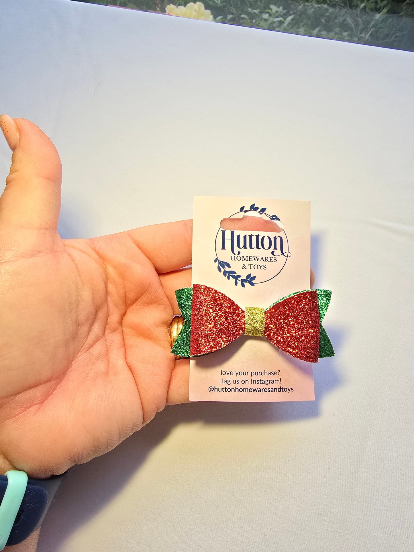 Christmas Small Posie Hair Clips