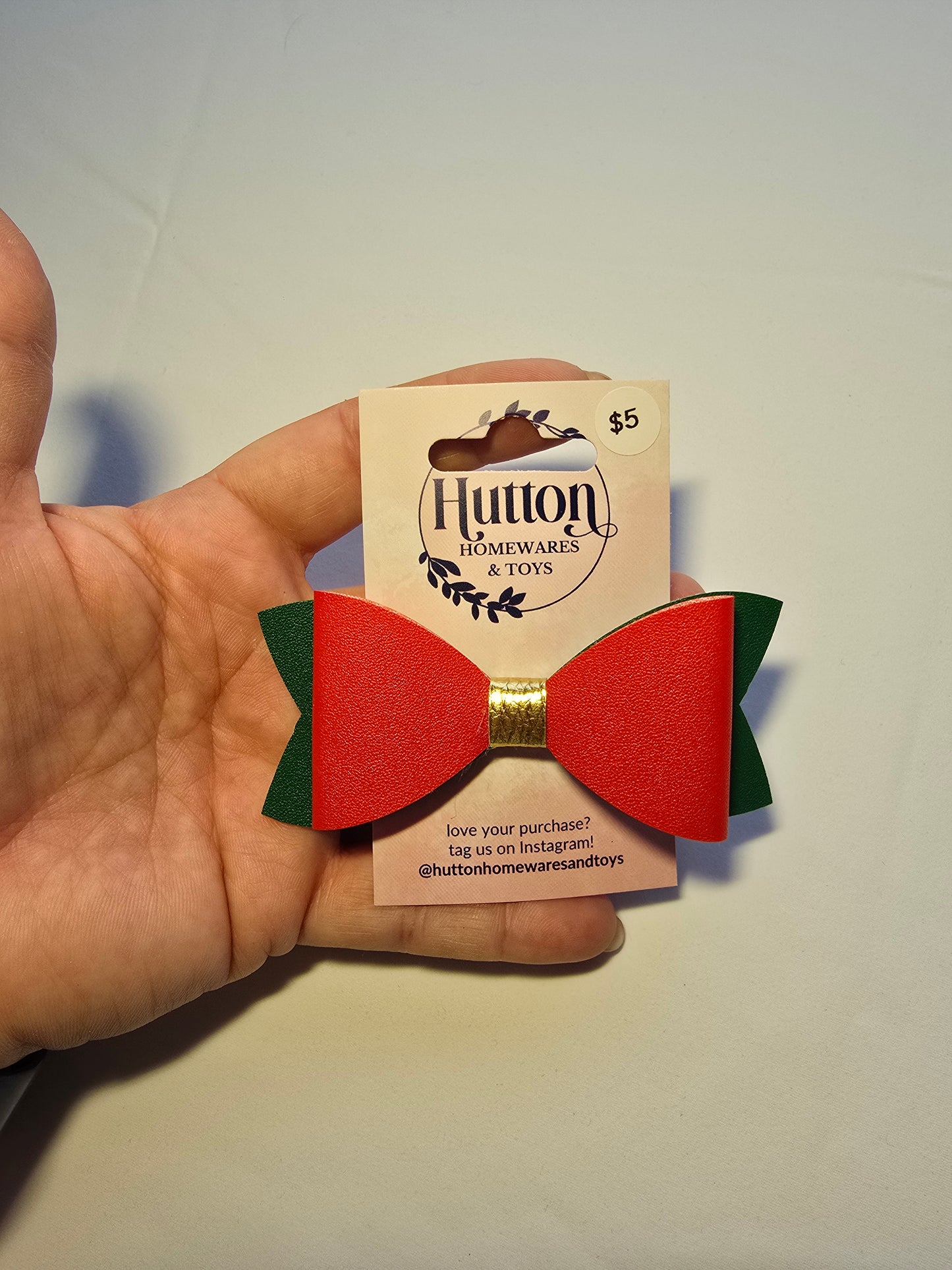 Christmas Large Posie Hair Clips