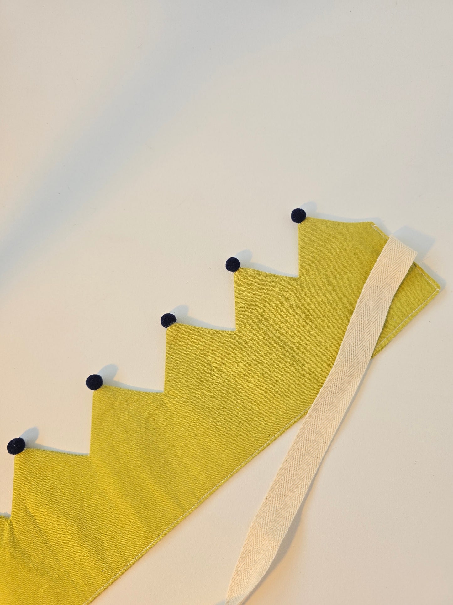 PomPom Fabric Crown