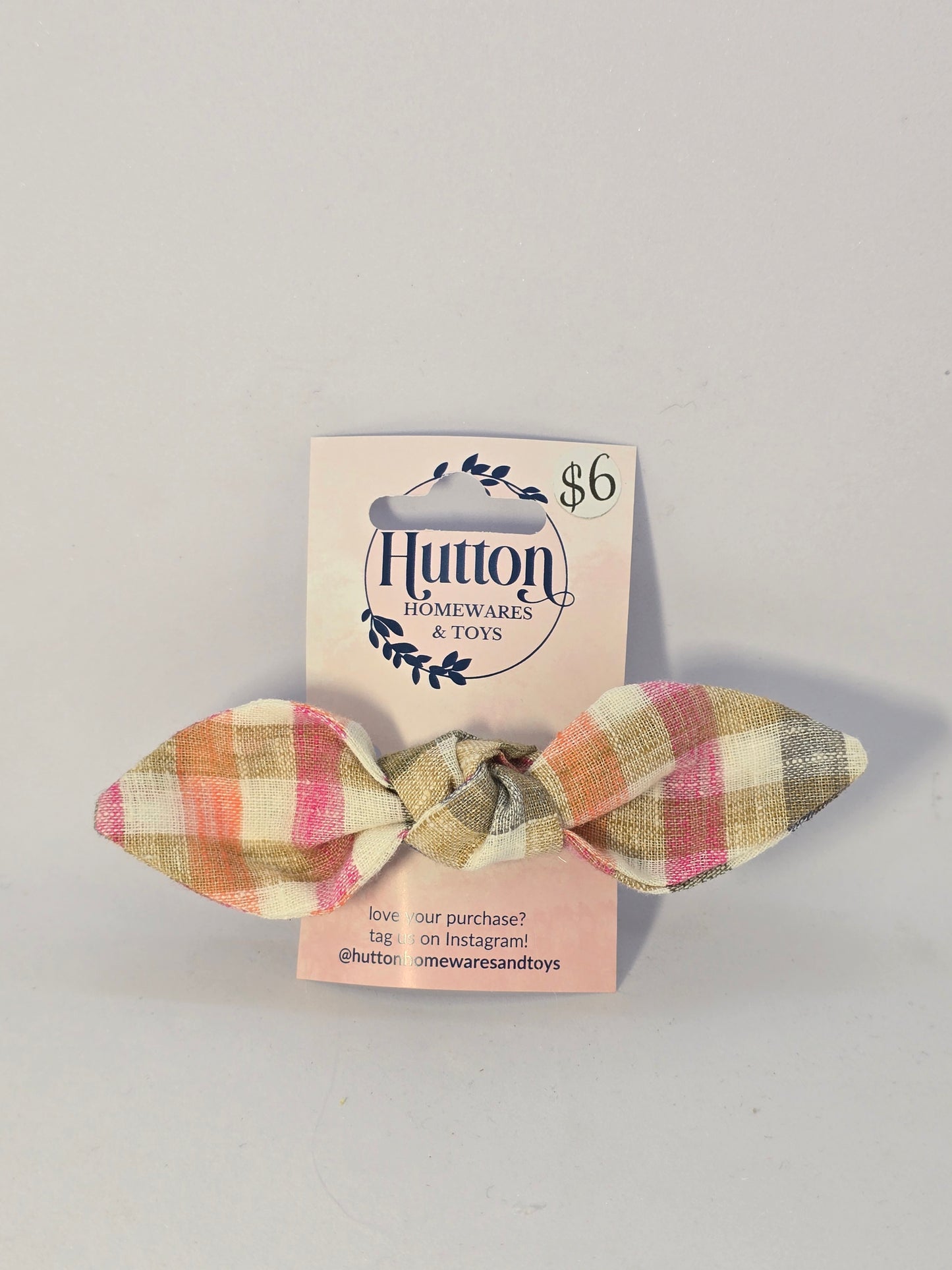 Fabric Bow Hair Clips