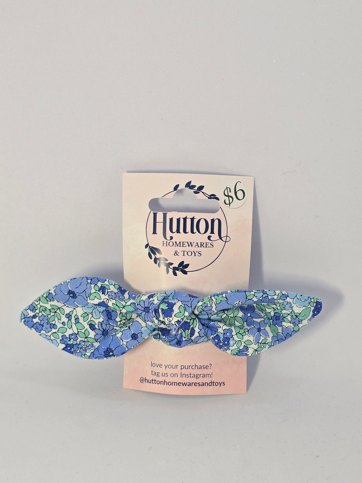 Fabric Bow Hair Clips