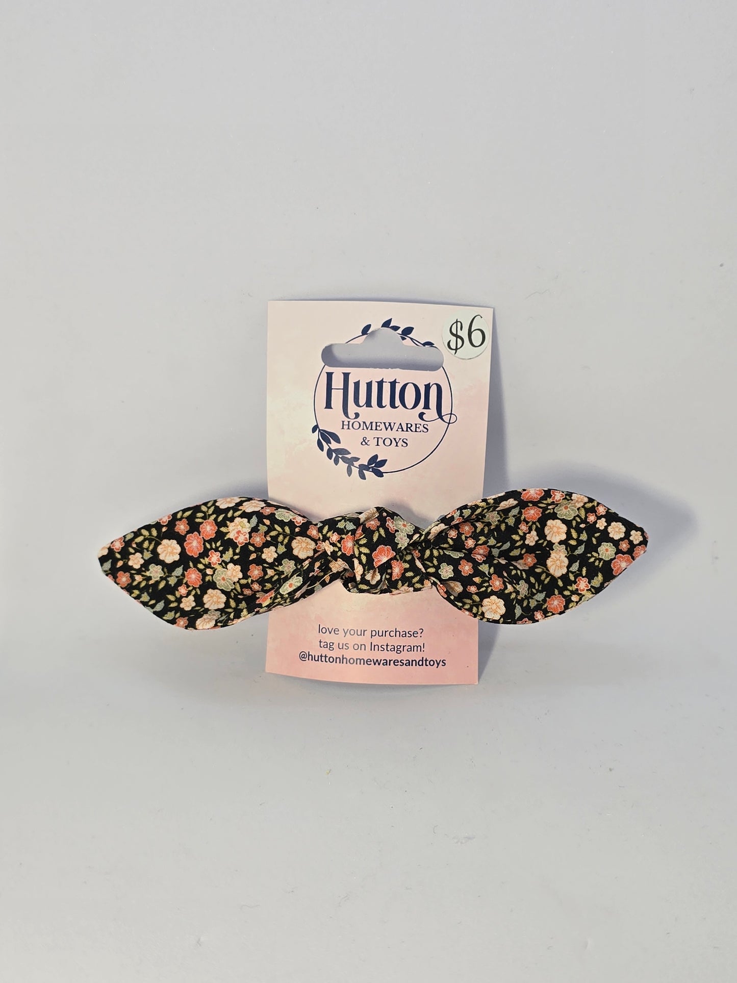 Fabric Bow Hair Clips