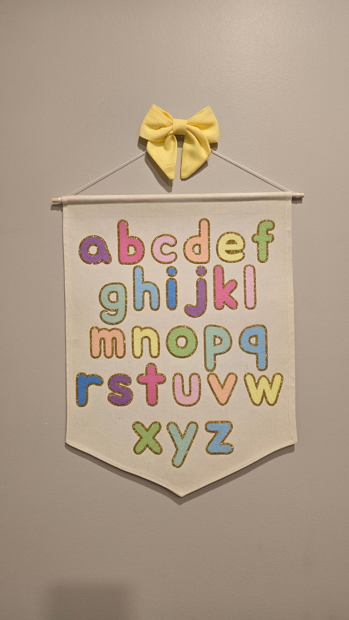 ABC wall banner