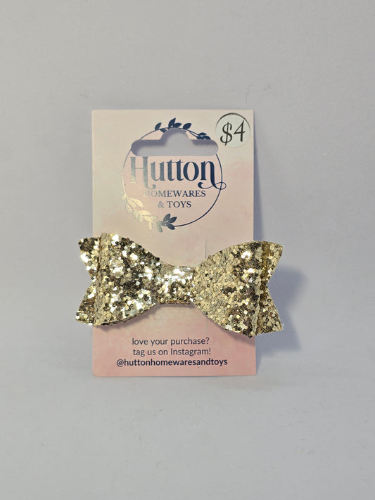 SALE Small bow hair clips