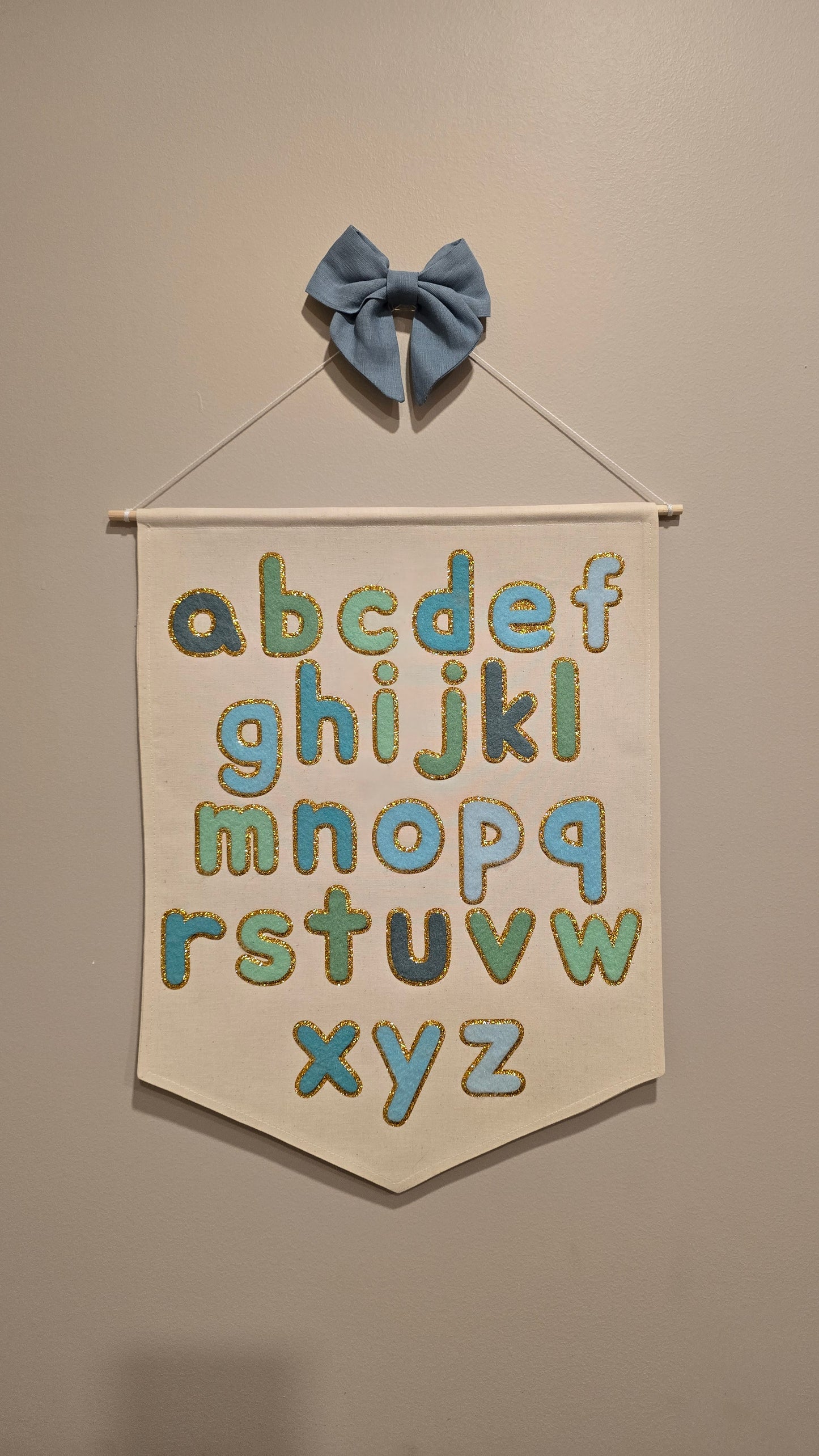 ABC wall banner
