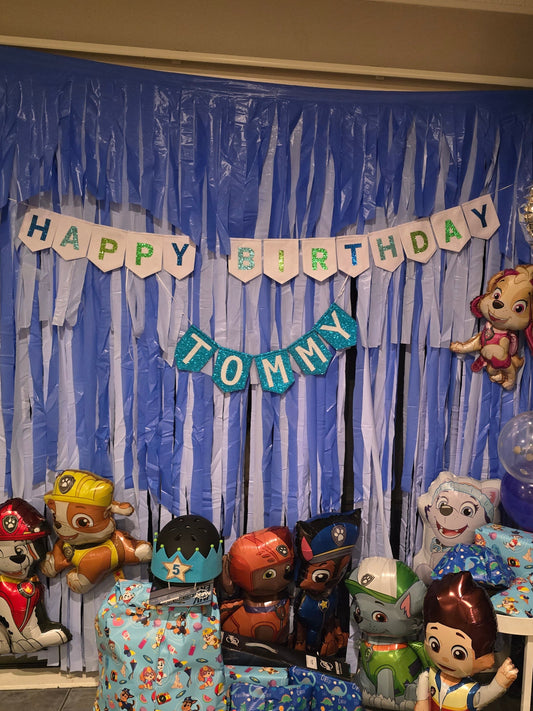 Happy Birthday felt bunting