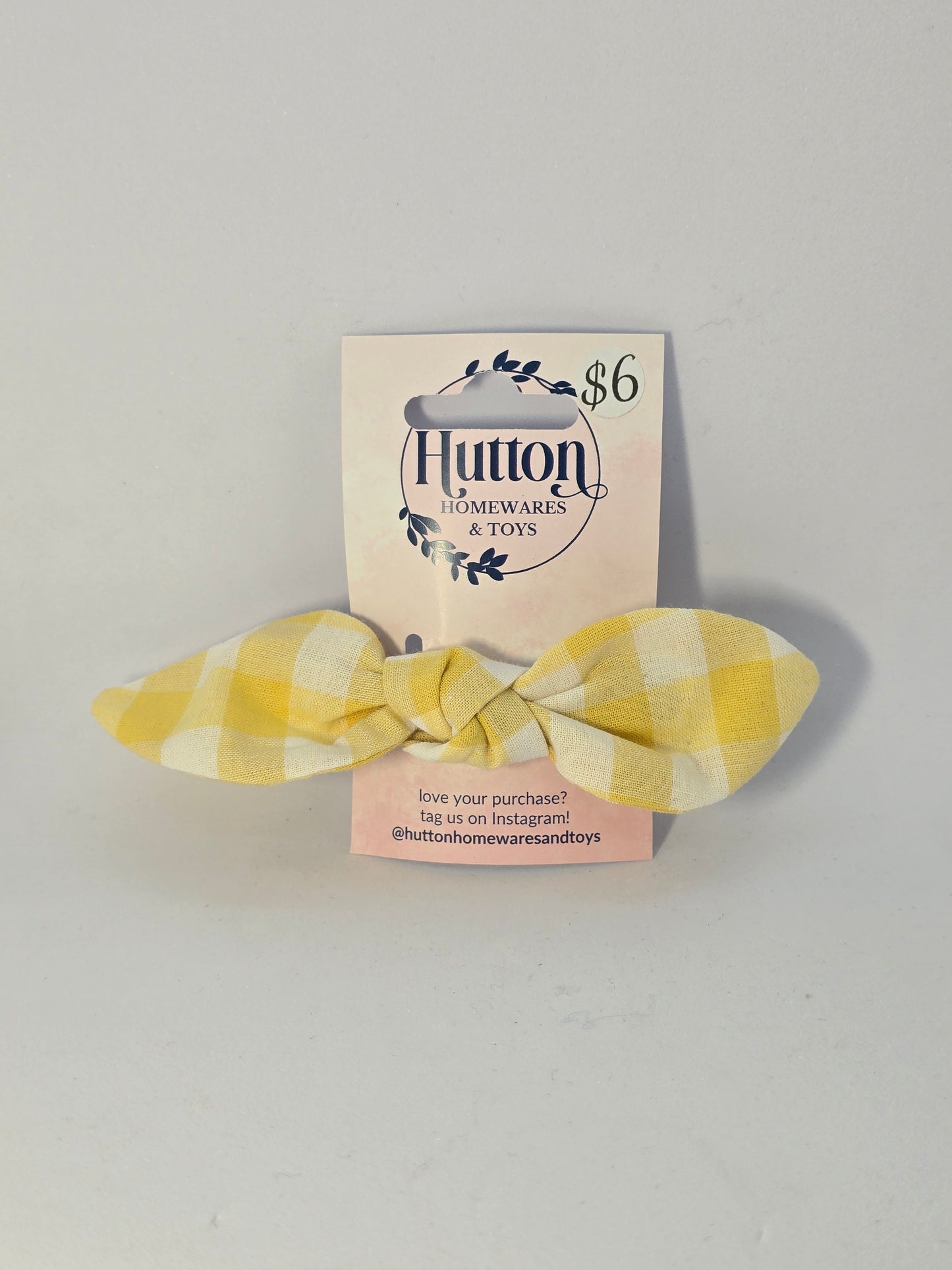 Fabric Bow Hair Clips