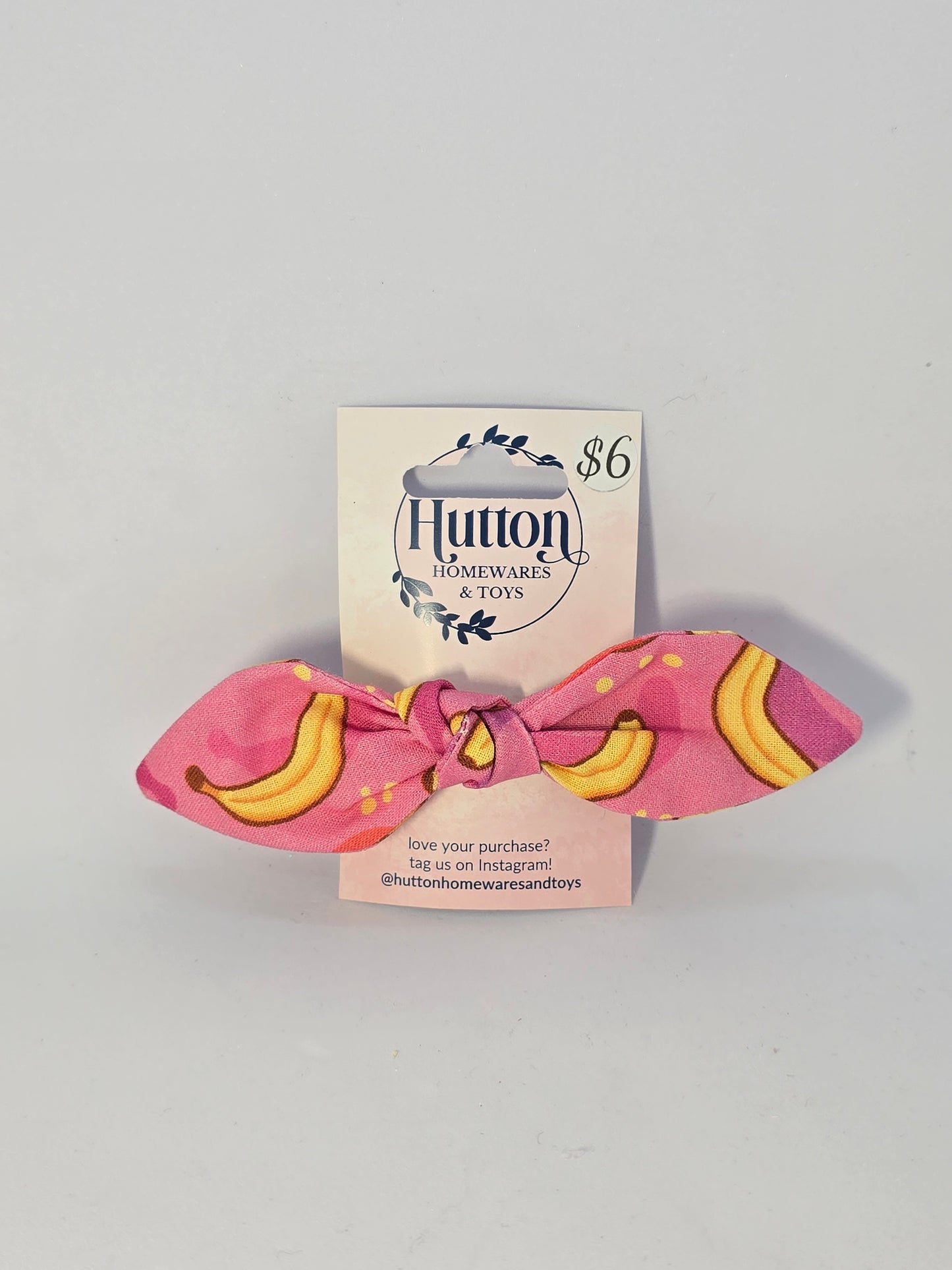 Fabric Bow Hair Clips