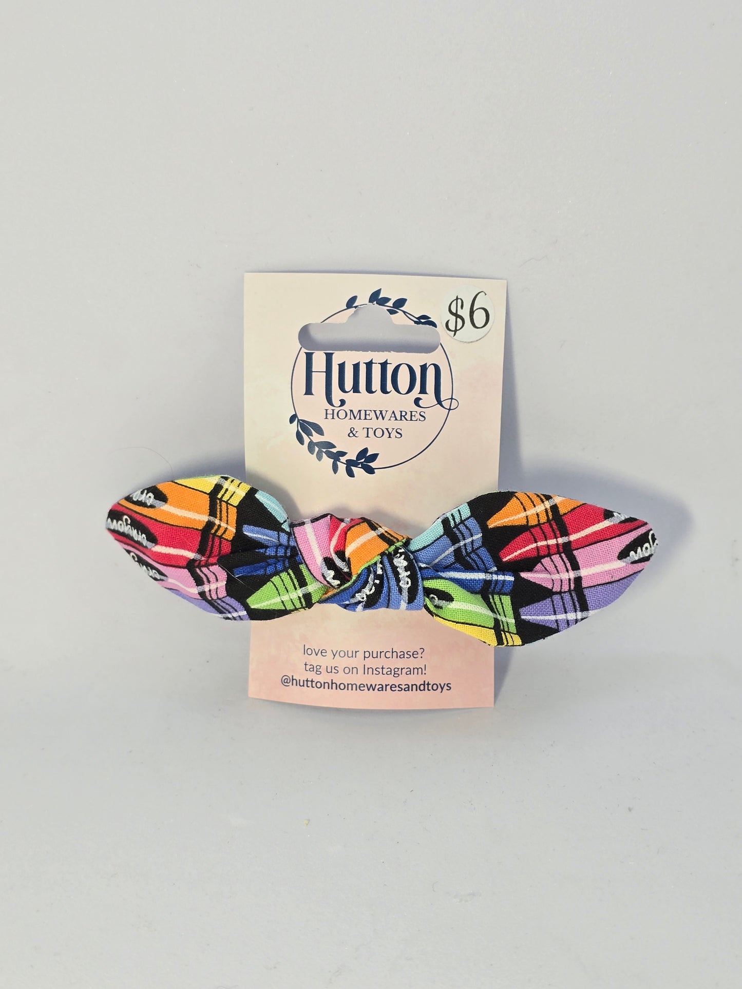 Fabric Bow Hair Clips