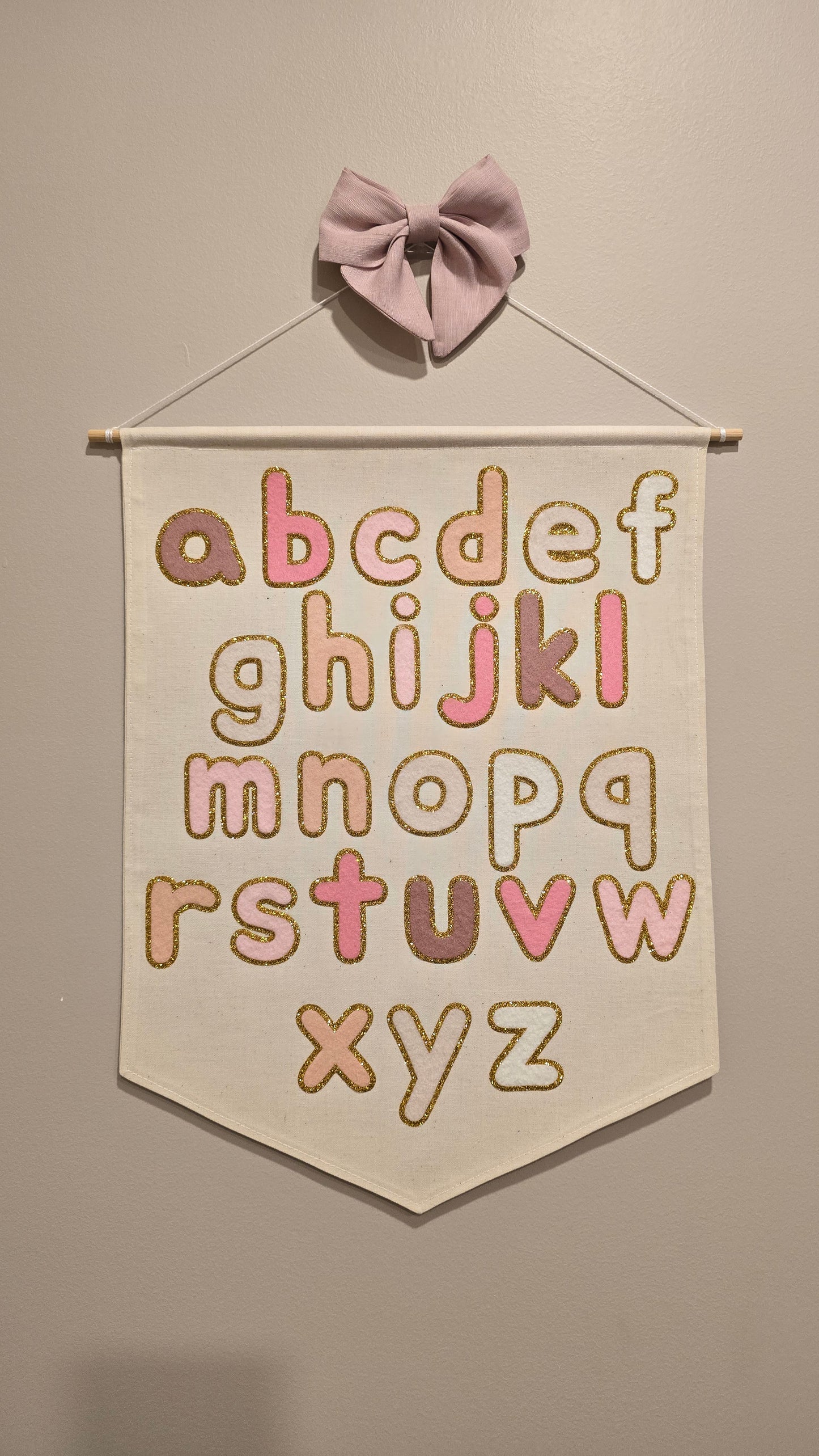 ABC wall banner