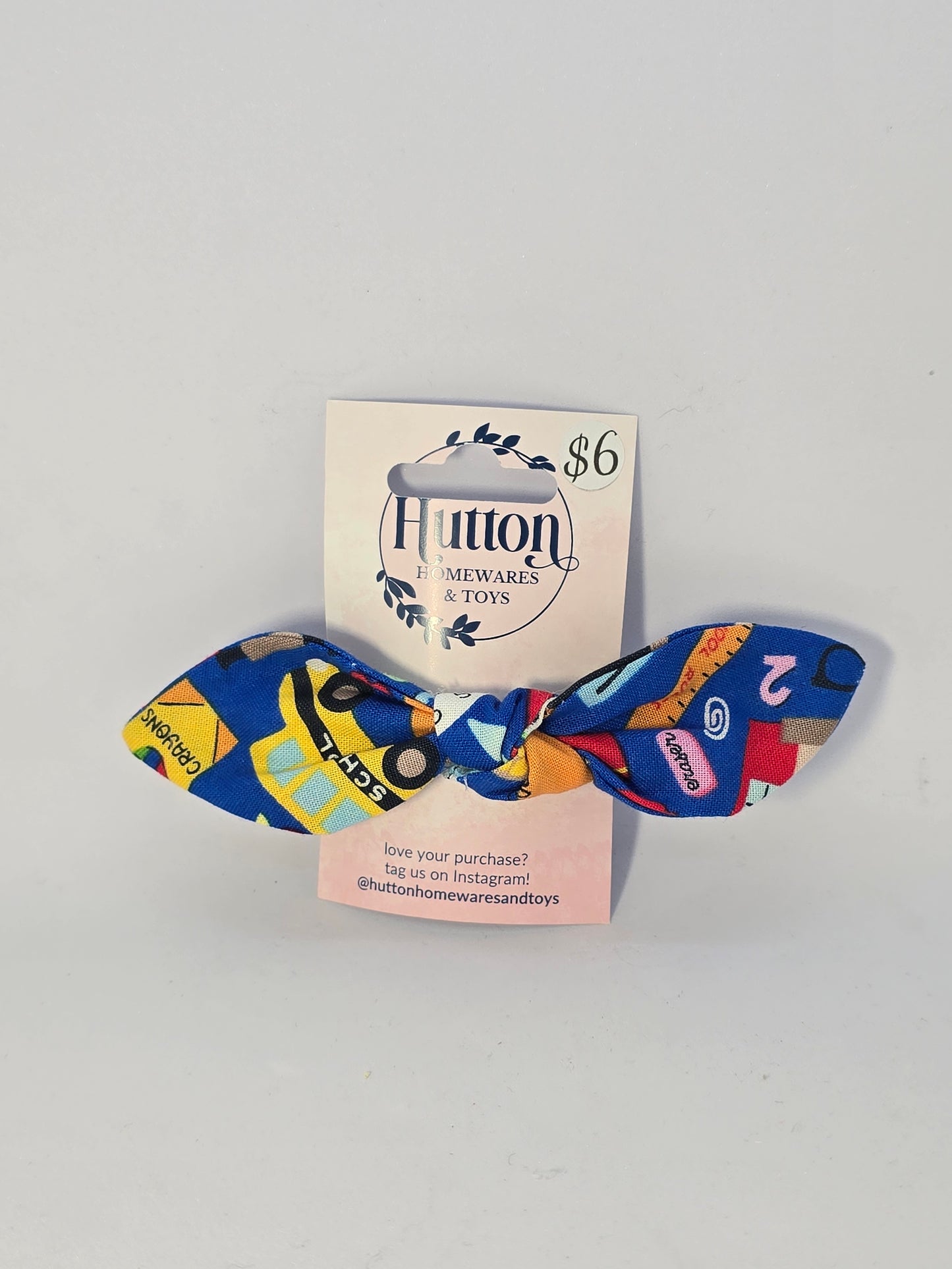 Fabric Bow Hair Clips
