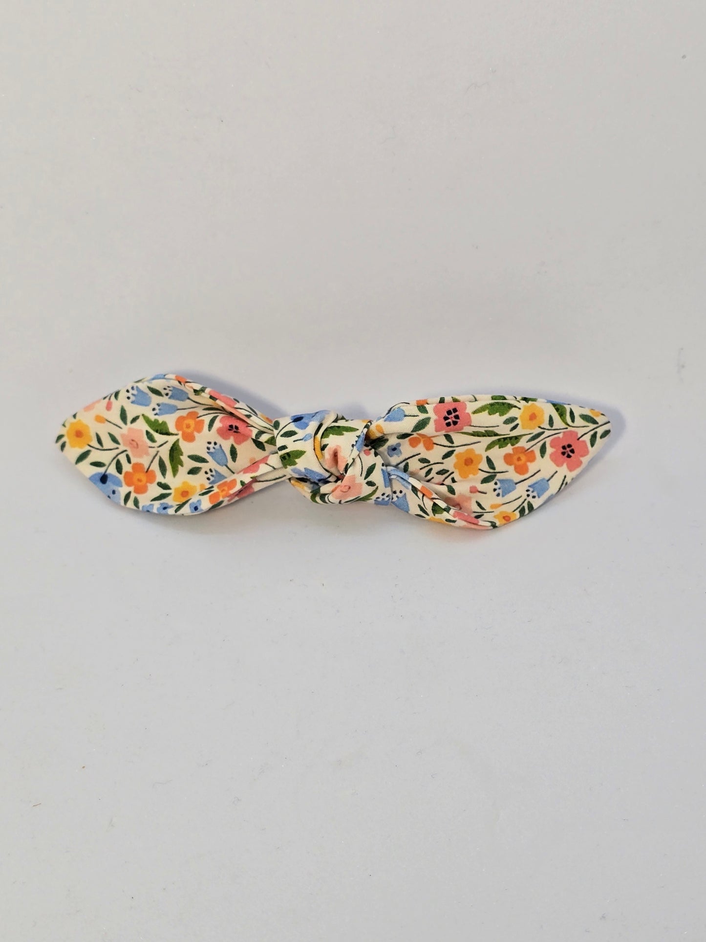Fabric Bow Hair Clips