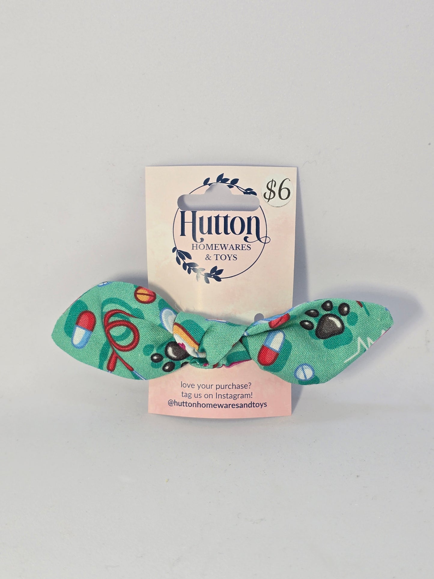 Fabric Bow Hair Clips